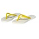 Tong Diamant blanc et jaune